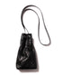 MR.OLIVE E.O.I / WATER PROOF LIGHT LEATHER / DRAWSTRING MINI SHOULDER BAG ミスターオリーブ イーオーアイ / ウォータープルーフウォッシャブルレザー / 巾着ミニショルダー